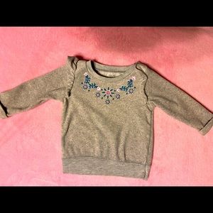 Carters baby girl sweatshirt